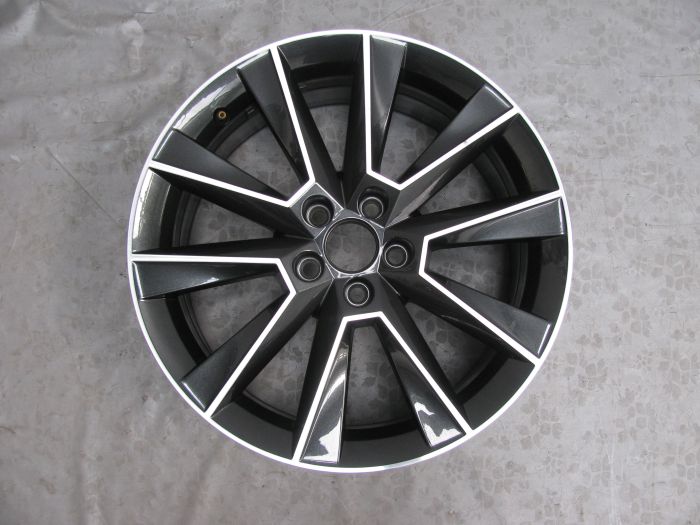 1x Alufelge 17 Zoll 7.0" 5x100 46ET 5JJ601025A Skoda Fabia Rim Wheel FEL2457735708kg