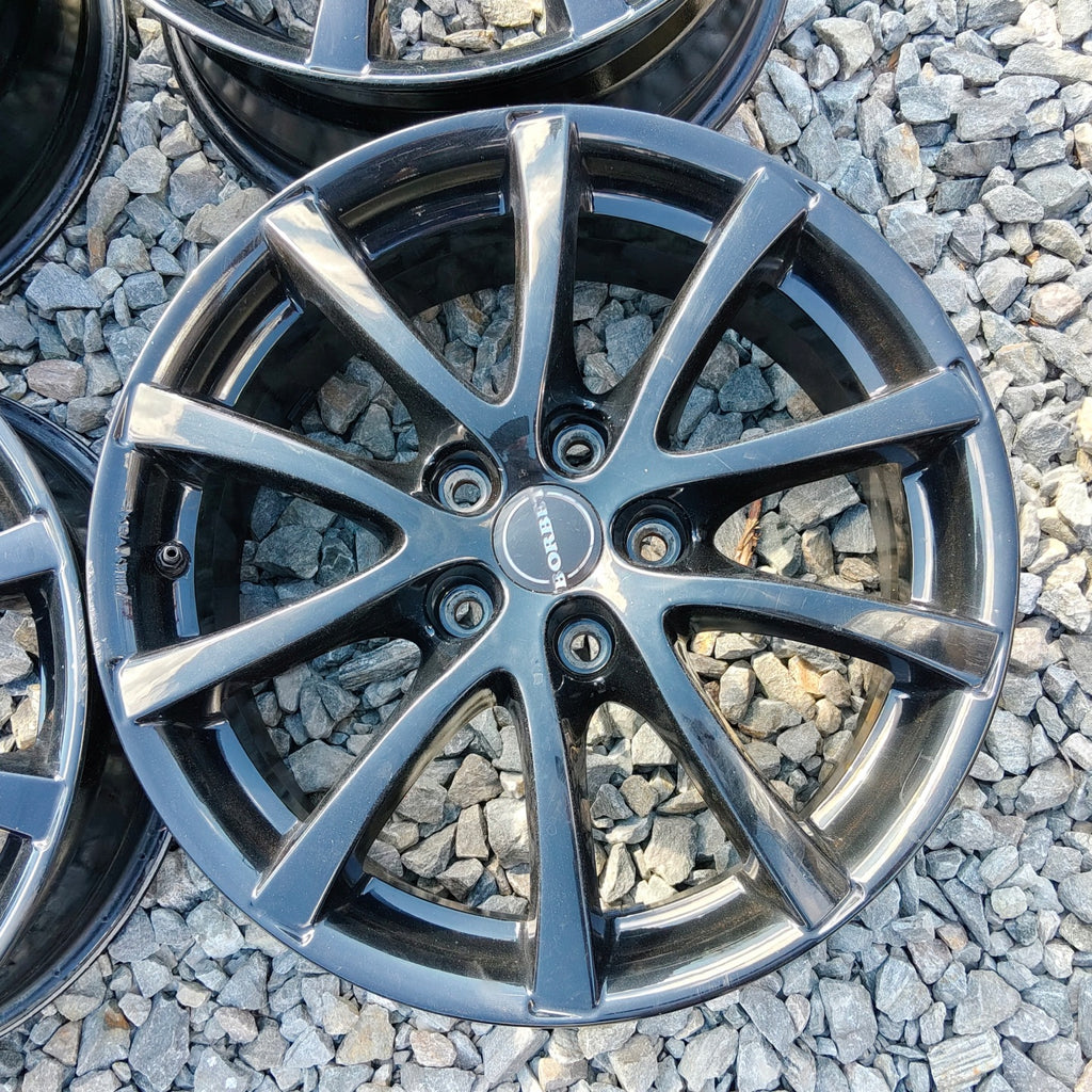 4x Alufelge 17 Zoll 7.0" 5x112 50ET Glanz Schwarz KBA47117 Audi I Rim Wheel FEL2107398301ct