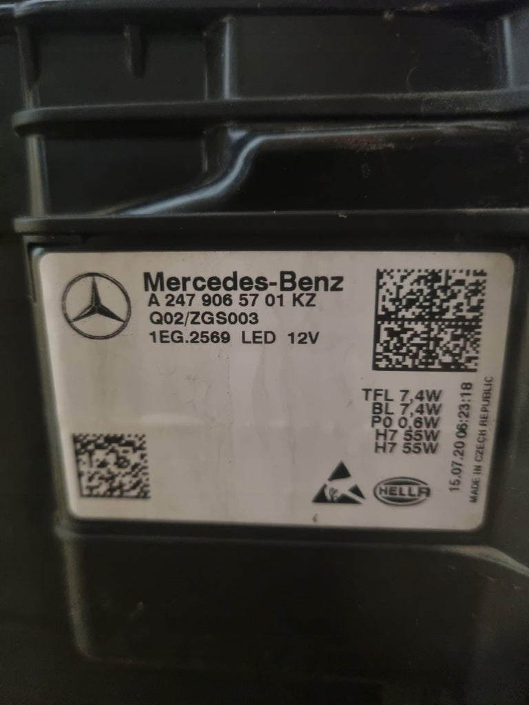 Frontscheinwerfer Mercedes-Benz W247 A2479065701KZ LED Links Headlight