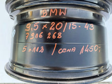 Load image into Gallery viewer, 1x Alufelge 20 Zoll 9.5" 5x112 43ET 7916268 BMW 1 Rim Wheel FEL1749163523bz