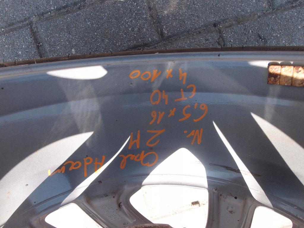 1x Alufelge 16 Zoll 6.5" 4x100 40ET 0P078K1 Opel Adam Rim Wheel FEL5682277418ek