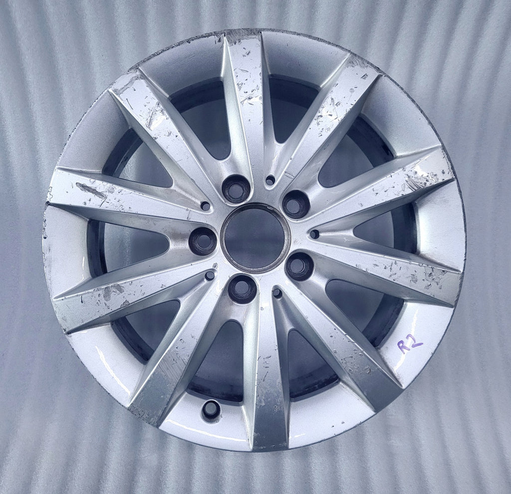 1x Alufelge 16 Zoll 6.5" 5x112 45ET A2464010202 Mercedes-Benz W176 Rim Wheel