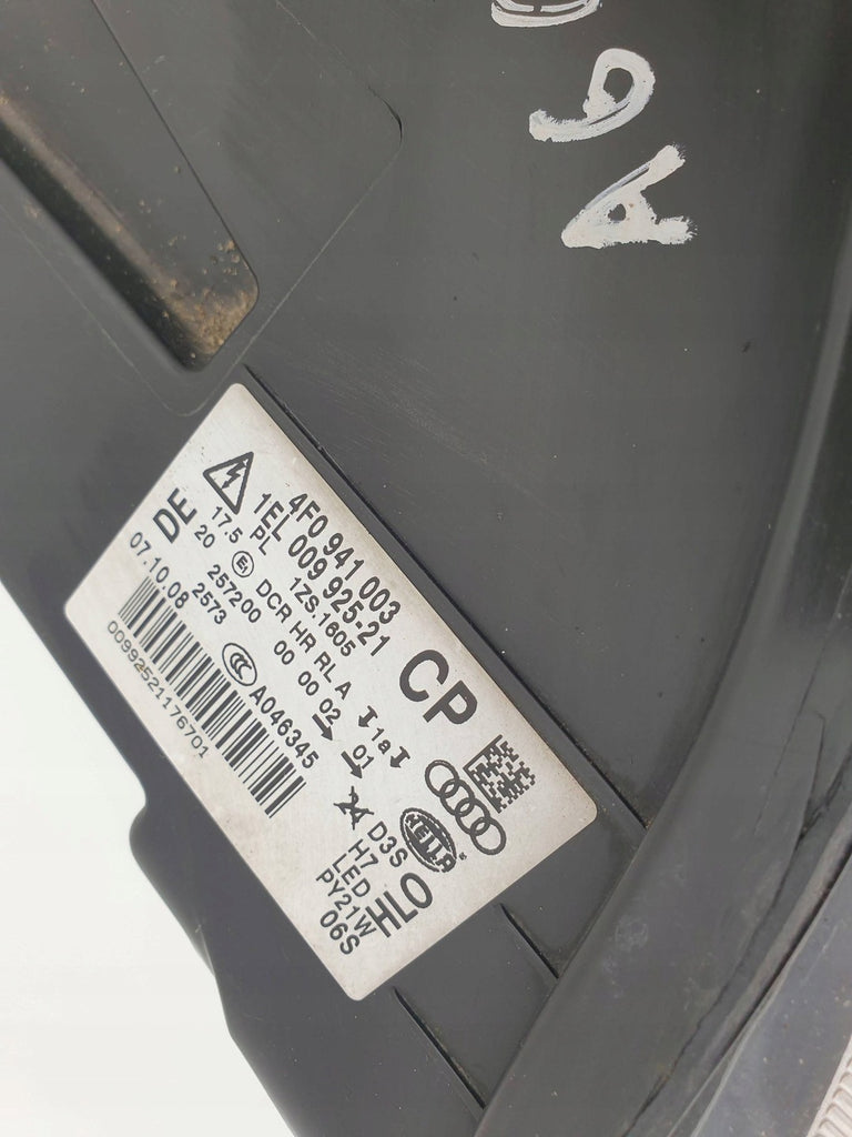 Frontscheinwerfer Audi A6 C6 4F0941003CP A046345 1EL00992521 Rechts oder Links