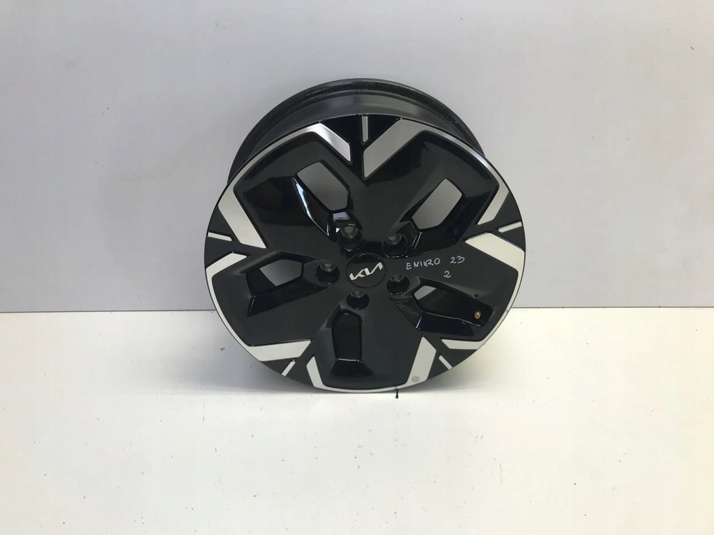 1x Alufelge 17 Zoll 7.0" 52ET Schwarz 52910AO000 Kia Niro Rim Wheel FEL8115365390rt