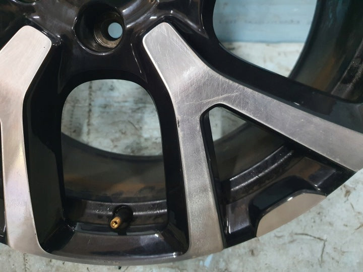 1x Alufelge 19 Zoll 7.5" 5x108 48ET Glanz Schwarz 9845457780 Citroën C3 Aircross FEL2208461220dh