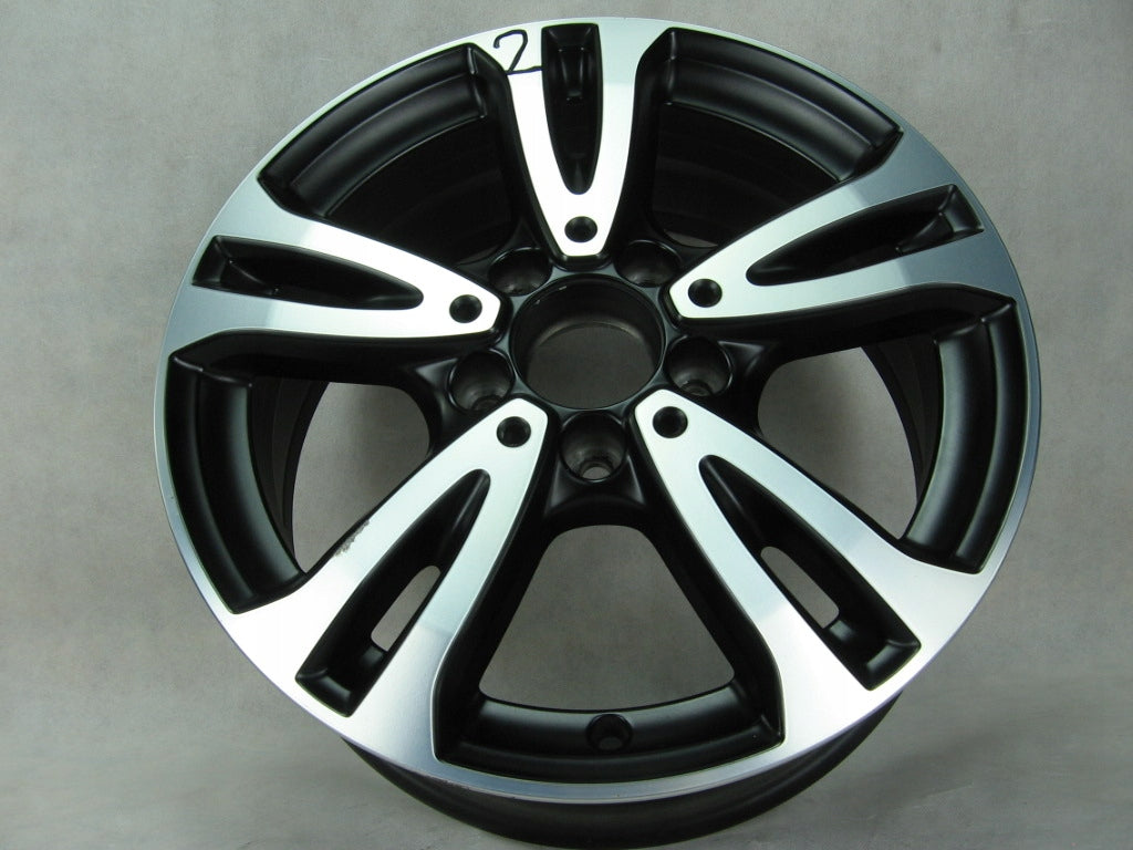 1x Alufelge 16 Zoll 6.5" 5x112 49ET Glanz Schwarz A2464010000 Mercedes-Benz W246 FEL6986538634fq