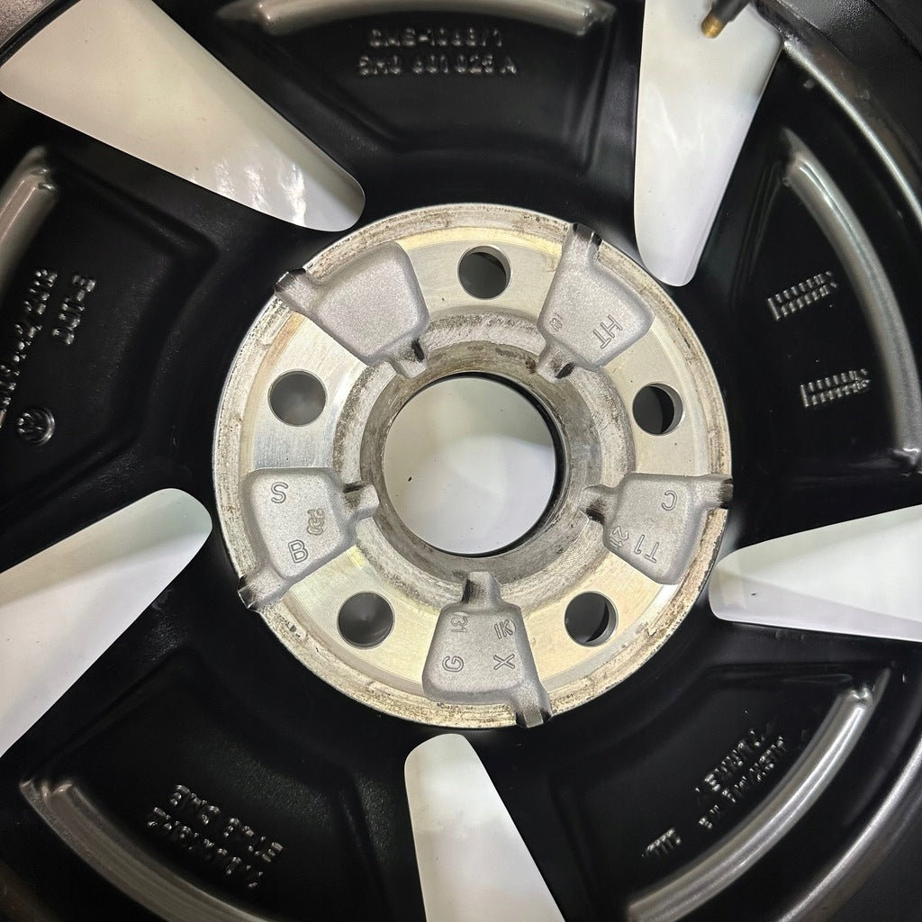 1x Alufelge 17 Zoll 6.0" 5x112 48ET Glanz Schwarz 5H0601025A VW 16 Rim Wheel FEL1657977076ti