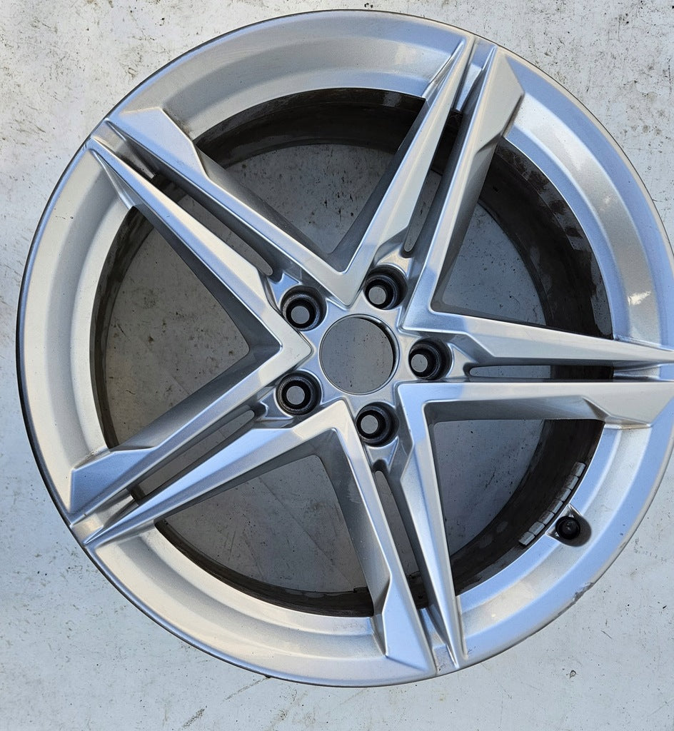 2x Alufelge 18 Zoll 8.0" 5x112 40ET Glanz Silber 8W0601025 Audi A5 A4 Rim Wheel FEL7584722453yr