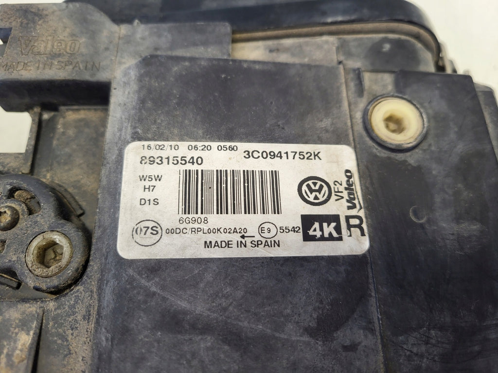Frontscheinwerfer VW Passat 3C0941752K Rechts Scheinwerfer Headlight SCH4122827159cl