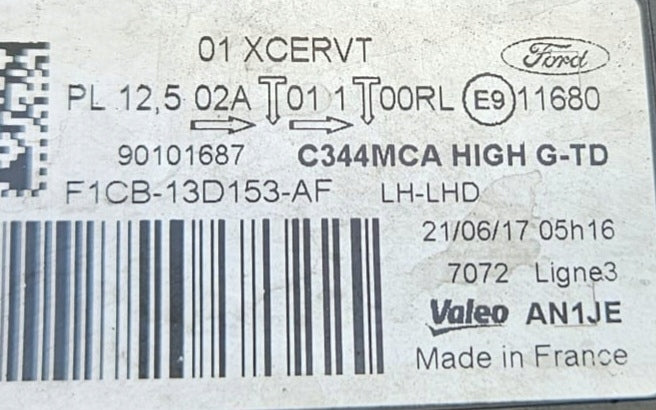 Frontscheinwerfer Ford C-Max C Max F1CB-13D153-AF Xenon Links Headlight SCH2845020357ih