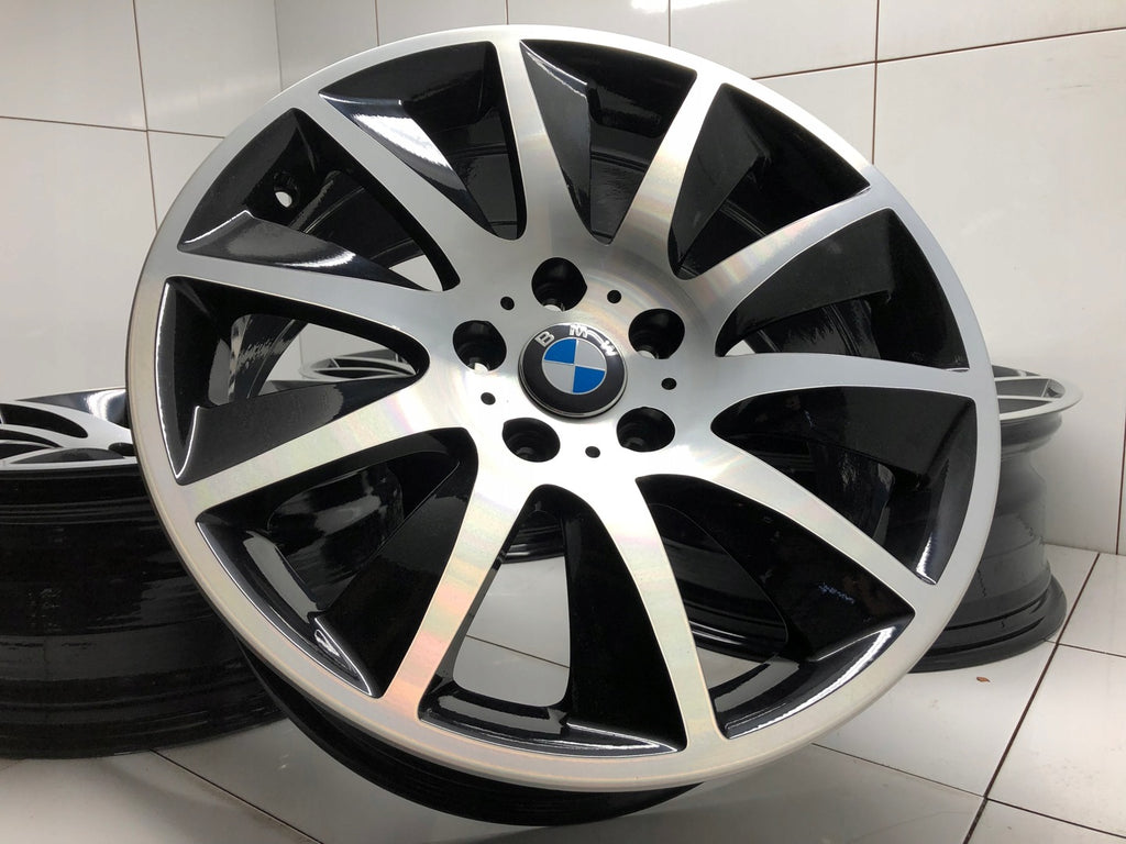 4x Alufelge 18 Zoll 8.0" 5x120 30ET Glanz Silber 6790173 BMW F11 F10 Rim Wheel
