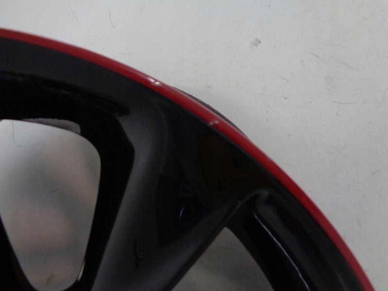 1x Alufelge 17 Zoll 7.0" 4x100 44ET Glanz Schwarz Opel Corsa Rim Wheel