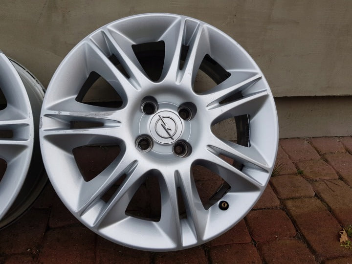 1x Alufelge 16 Zoll 6.0" 4x100 40ET Silber Opel Astra H Corsa E D Rim Wheel FEL5908921526ia