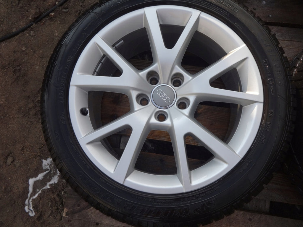 4x Alufelge 18 Zoll 7.5" 5x112 37ET Glanz Silber 4G0071498A Audi C8 I Rim Wheel FEL1324383224vr