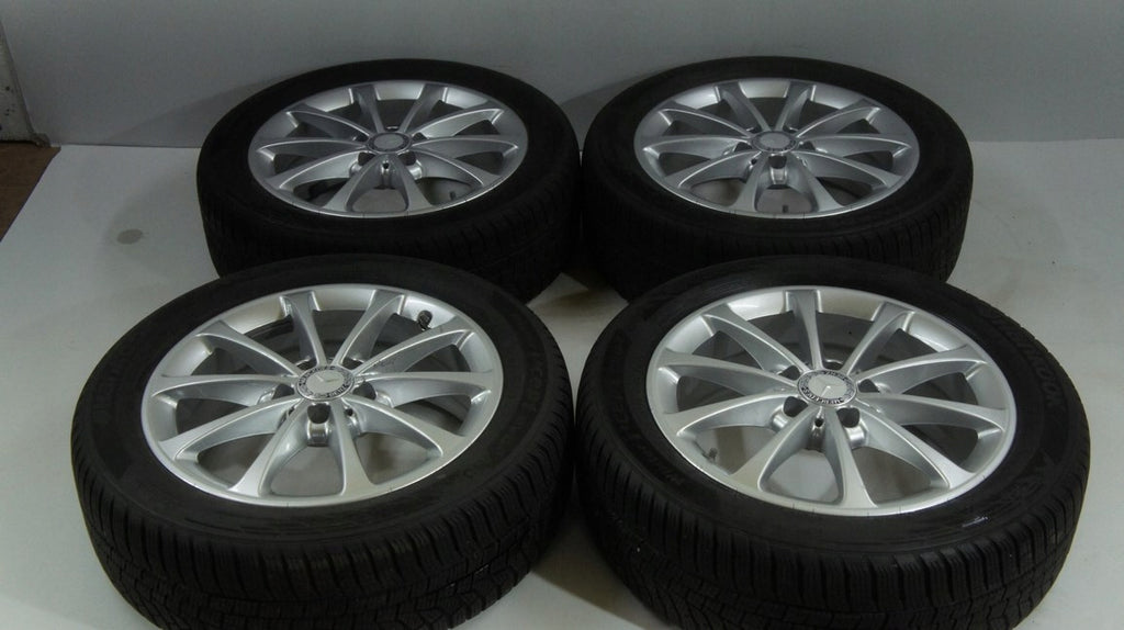 4x Alufelge 17 Zoll 6.5" 5x112 44ET Glanz Silber A1774010300 Mercedes-Benz FEL5880902394uc