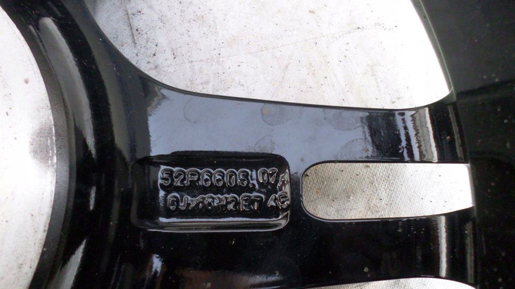 1x Alufelge 16 Zoll 6.0" 5x112 52P6605 Rim Wheel