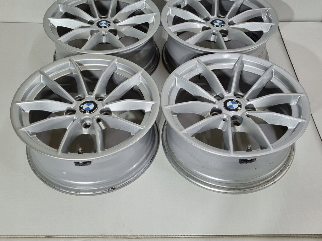 4x Alufelge 16 Zoll 6.5" 5x112 22ET Glanz Silber 6876921 BMW Rim Wheel FEL6091212891ii