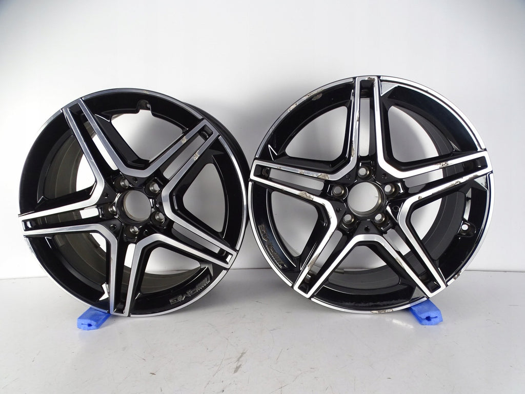 1x Alufelge 18 Zoll 7.5" 5x112 49ET Glanz Grau A1774011500 Mercedes-Benz Amg