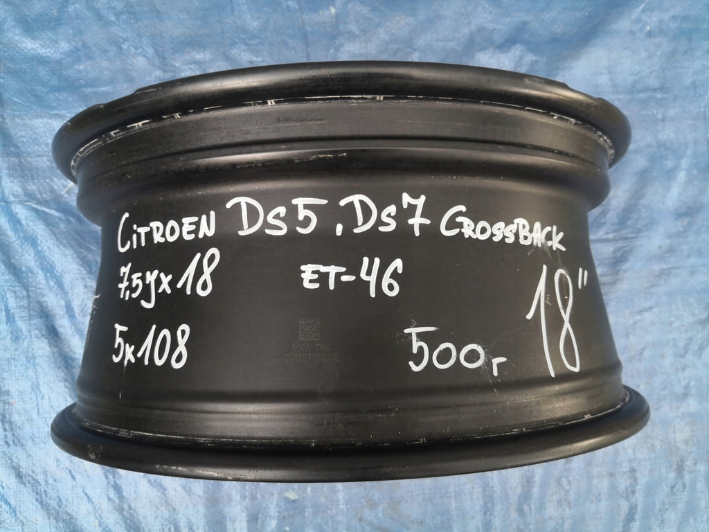 1x Alufelge 18 Zoll 7.5" 5x108 46ET 9817501277 Citroën Ds5 Rim Wheel FEL4856155092zp