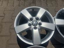 Laden Sie das Bild in den Galerie-Viewer, 4x Alufelge 16 Zoll 6.5" 5x112 Glanz Silber 1T0601025M VW Touran Rim Wheel FEL9842010666vj
