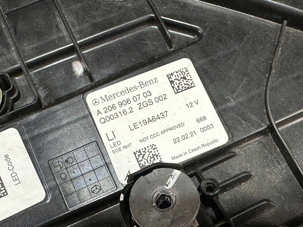 Frontscheinwerfer Mercedes-Benz W206 A2069060703 LED Links Headlight SCH5369983960gu