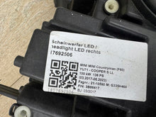 Laden Sie das Bild in den Galerie-Viewer, Frontscheinwerfer Mini Countryman F60 7494802 LED Rechts Scheinwerfer Headlight