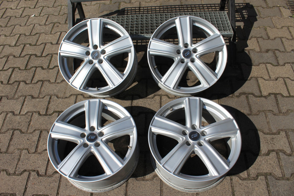 4x Alufelge 18 Zoll 8.0" 5x108 45ET Glanz Silber KBA-49876 Ford I Rim Wheel FEL6939968979xz