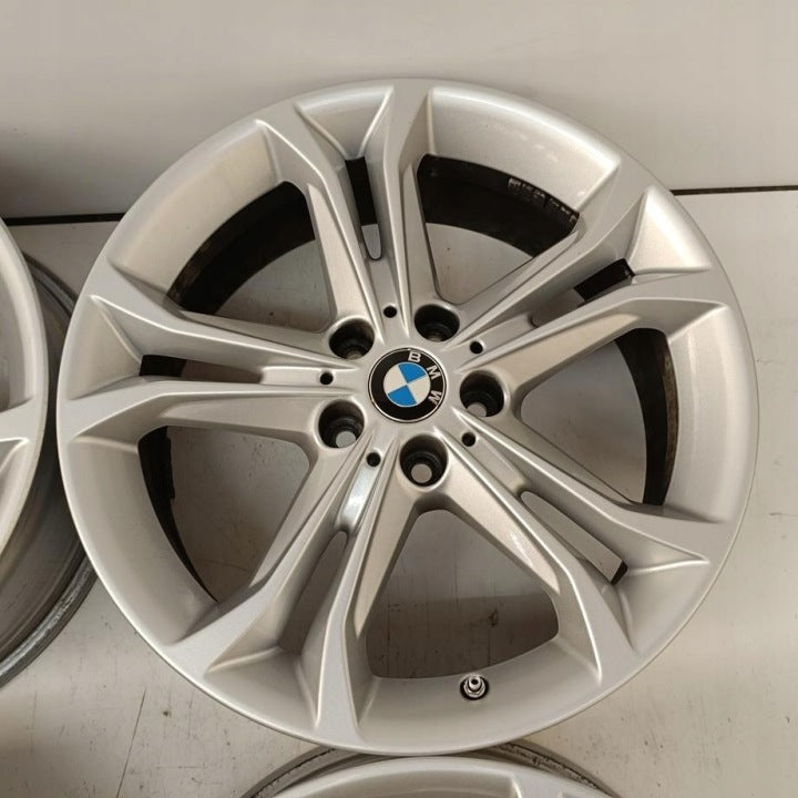 4x Alufelge 18 Zoll 7.0" 5x112 22ET Glanz Silber 6876918 BMW X3 G01 G02 FEL6265435808ch