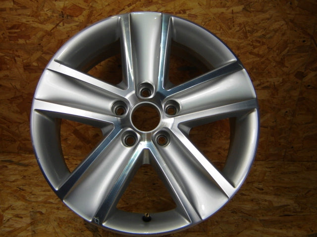 1x Alufelge 17 Zoll 6.0" 5x112 50ET Glanz Silber 2K5601025D VW Golf Rim Wheel