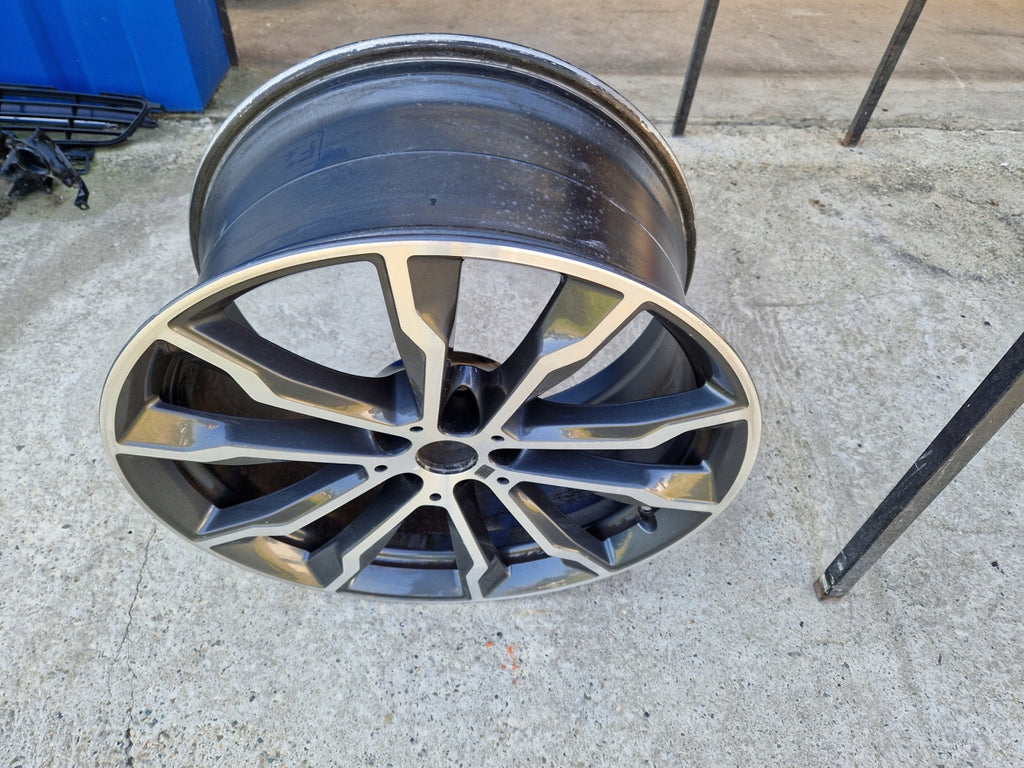 1x Alufelge 20 Zoll 9.5" 5x112 43ET Glanz Silber 8010269 BMW G01 G02 Mg FEL7466243266at