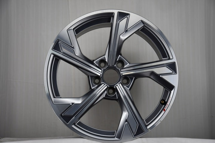 1x Alufelge 18 Zoll 8.0" 5x112 46ET Glanz Silber 8Y0601025P Audi Rim Wheel FEL8609305835nu