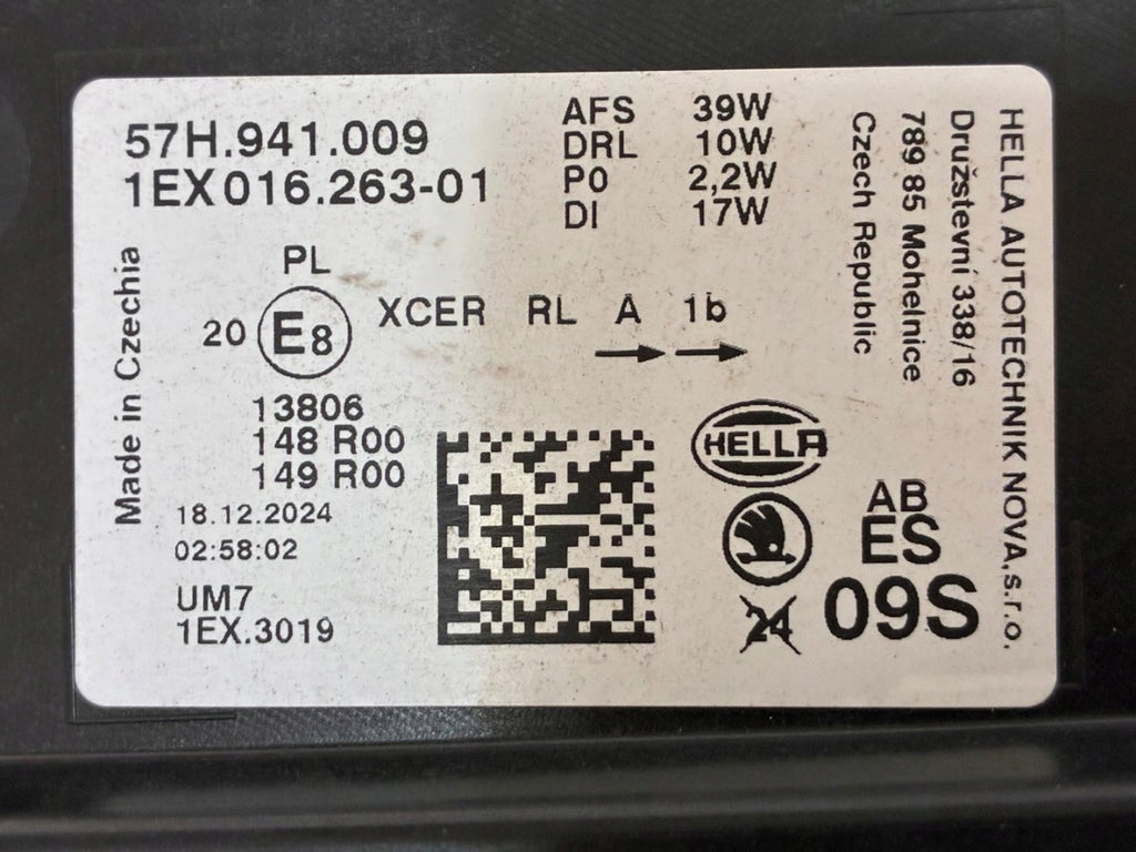Frontscheinwerfer Skoda Kodiaq 57H941009 Full LED Links Scheinwerfer Headlight SCH4601046497me