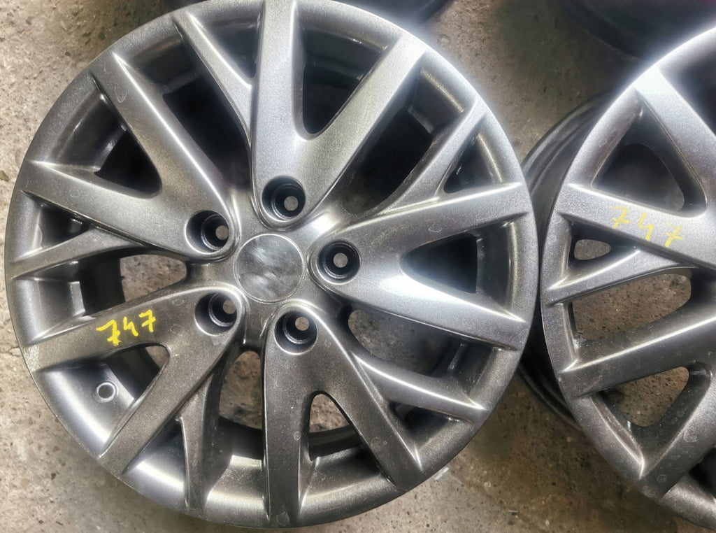 4x Alufelge 16 Zoll 6.5" 5x114 47ET 403000606R Renault Rim Wheel FEL4856024357tl