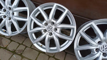 Laden Sie das Bild in den Galerie-Viewer, 4x Alufelge 17 Zoll 7.5" 5x112 55ET Matt Silber KBA49355 Rim Wheel FEL2587574855ly