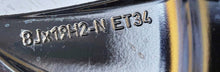 Laden Sie das Bild in den Galerie-Viewer, 4x Alufelge 19 Zoll 8.0" 5x112 34ET Glanz Schwarz A2934010100 Mercedes-Benz Eqc FEL1580841479ue