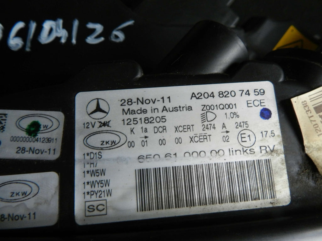 Frontscheinwerfer Mercedes-Benz X204 A2048207459 Links Scheinwerfer Headlight SCH5926553661dw