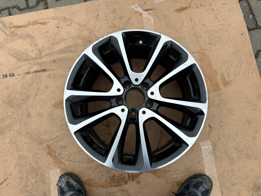 1x Alufelge 18 Zoll 8.0" 5x112 43ET Glanz Schwarz A2134011600 Mercedes-Benz Mg FEL2249741722kr