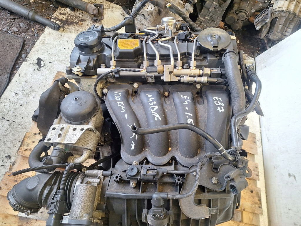 Motor BMW E60 E90 E87 N43B16 1.6 120PS 125TKm Benzin Engine Unkomplett