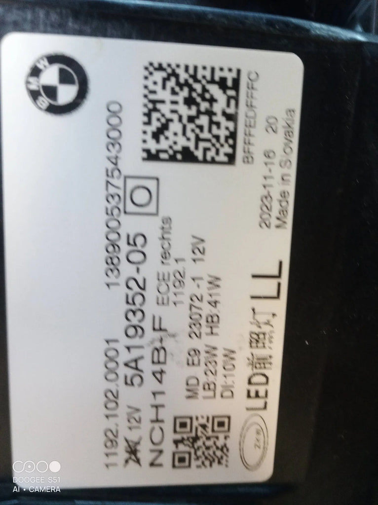 Frontscheinwerfer BMW 4 G22 G23 11921020001 5A1935205 Vorderseite Headlight SCH4456052443dd