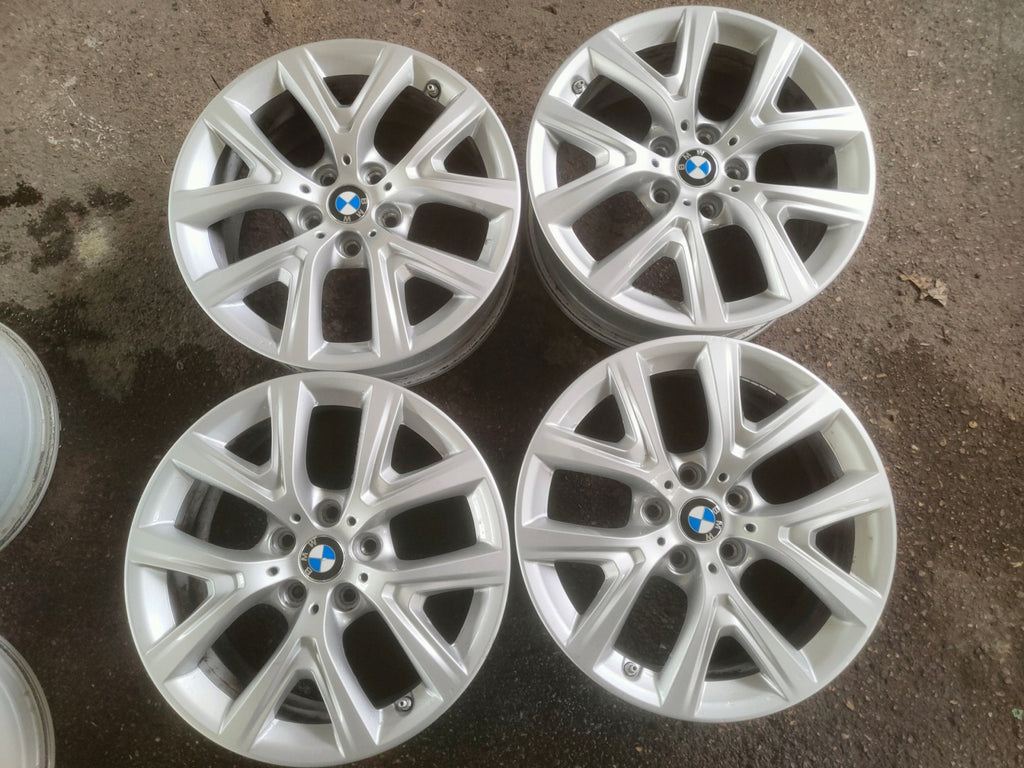 4x Alufelge 17 Zoll 6.5" 5x112 39ET Glanz Silber 6856076 BMW F39 F48 Rim Wheel FEL8374916635uw
