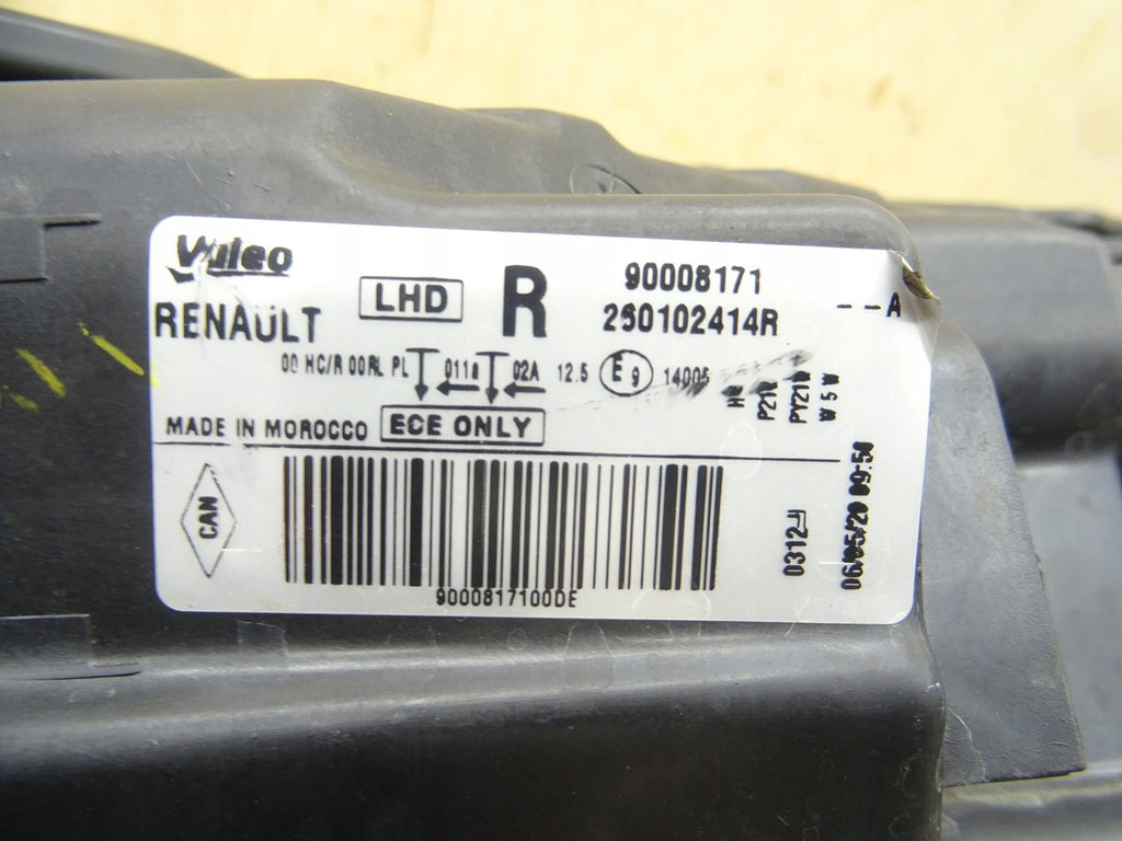 Frontscheinwerfer Dacia Dokker 260102414R Rechts Scheinwerfer Headlight