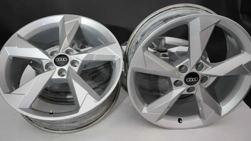 4x Alufelge 19 Zoll 7.0" 5x112 43ET Glanz Silber Audi Rim Wheel FEL7742150140ji