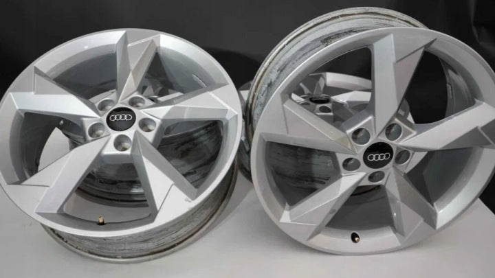 4x Alufelge 19 Zoll 7.0" 5x112 43ET Glanz Silber Audi Rim Wheel FEL7742150140ji