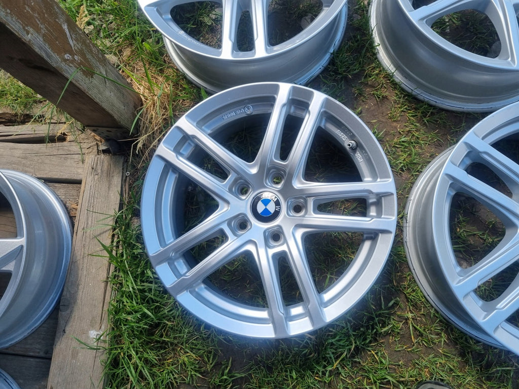 4x Alufelge 16 Zoll 6.5" 5x112 22ET Glanz Silber KBA52618 BMW 3 Rim Wheel FEL6701295320ty