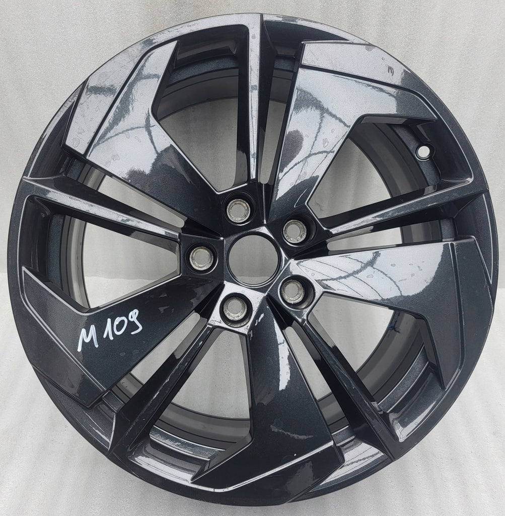 1x Alufelge 18 Zoll 7.5" 5x112 48ET Glanz Schwarz 5E3601025N Skoda Octavia 5e3 FEL2895457365rb