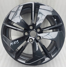 Load image into Gallery viewer, 1x Alufelge 18 Zoll 7.5" 5x112 48ET Glanz Schwarz 5E3601025N Skoda Octavia 5e3 FEL2895457365rb