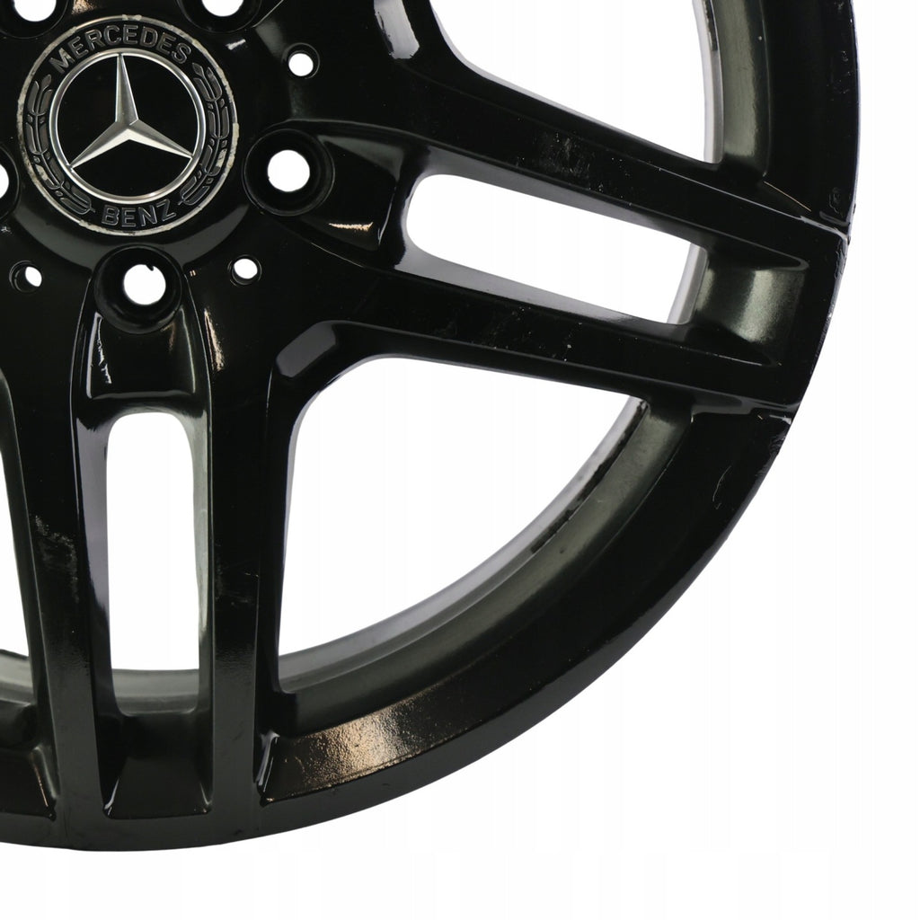 1x Alufelge 18 Zoll 8.5" 5x112 48ET Glanz A2124010300 Mercedes-Benz W212 FEL6154007353ws