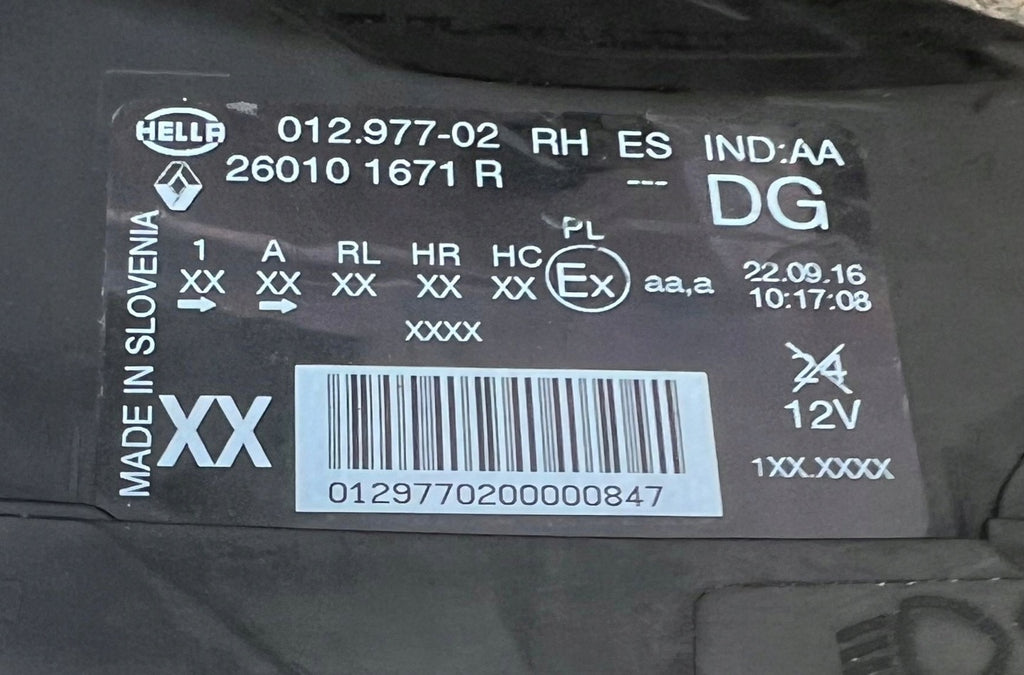 Frontscheinwerfer Renault Captur 260101671 LED Rechts Scheinwerfer Headlight SCH8949752742gg