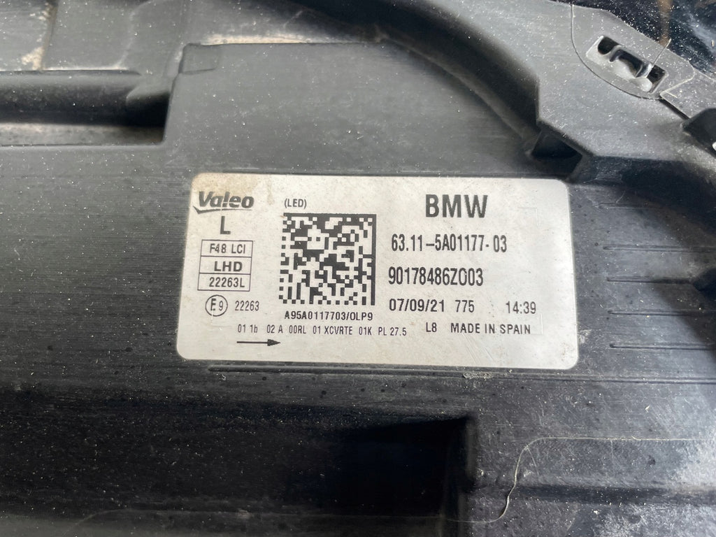 Frontscheinwerfer BMW X1 F48 5A01177 LED Links Scheinwerfer Headlight SCH9818434746al