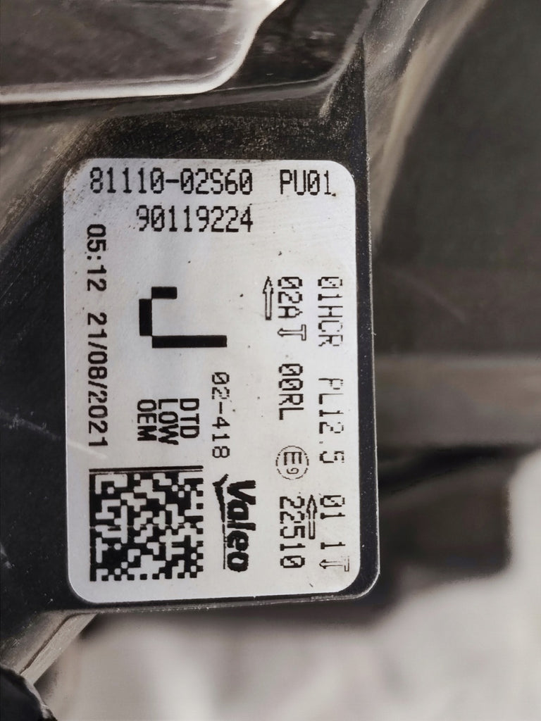 Frontscheinwerfer Suzuki Swace Corolla 81110-02S60 90119224 Full LED Rechts